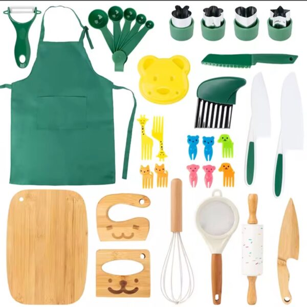 Wooden Kitchen Play Set