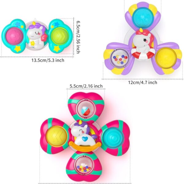 Spinning Bath Fidget Toys
