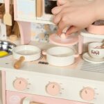 Wooden Preschool Kitchen Set - Image 
