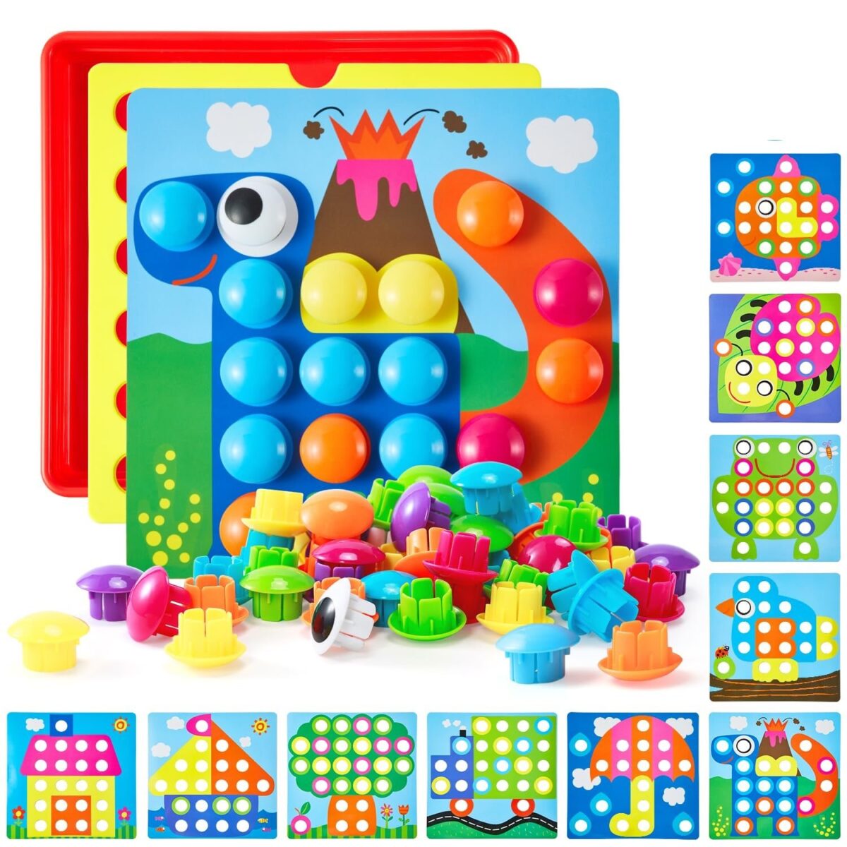 Mushroom Jigsaw Puzzle Toy - Image 