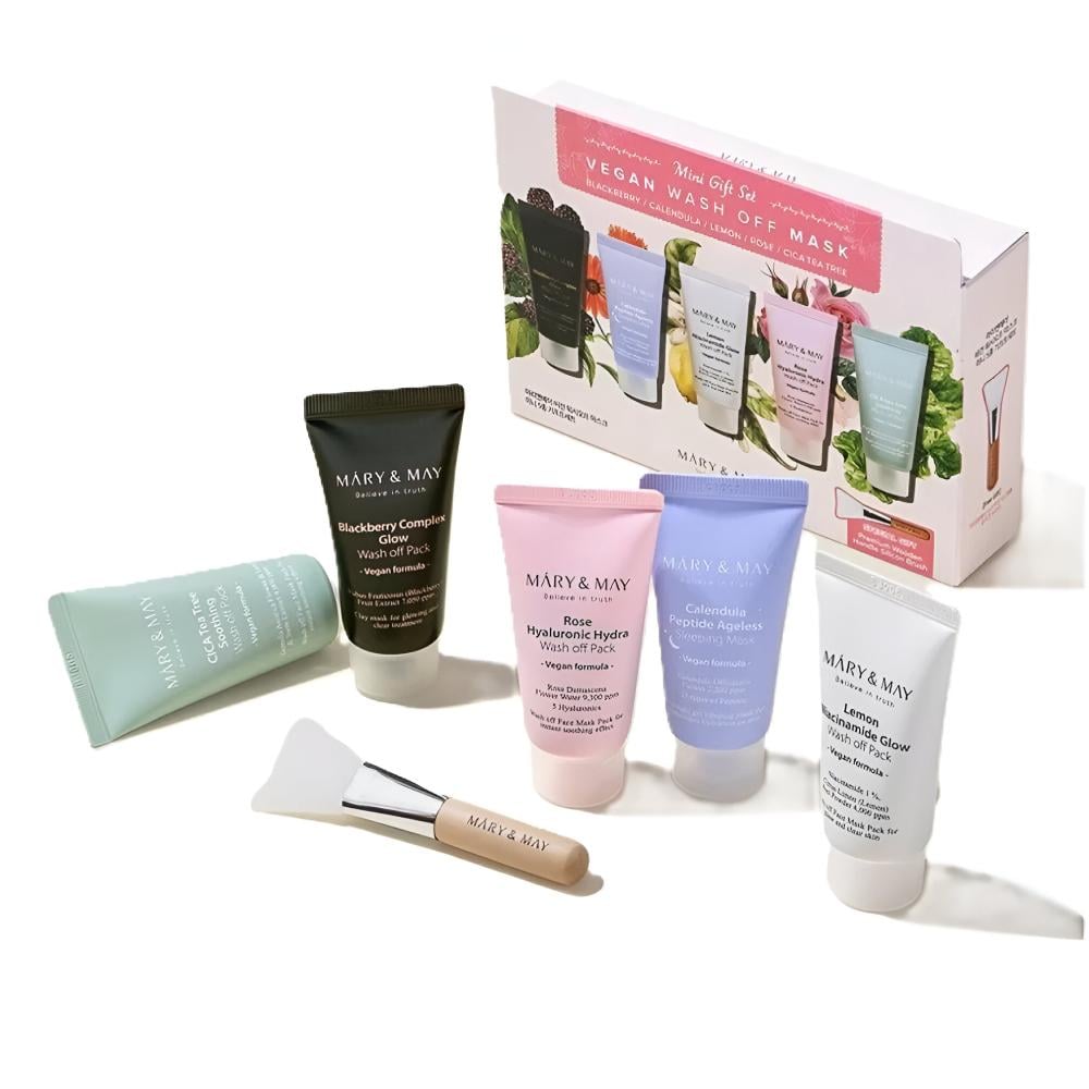 cd0e2252-6e92-4dbe-8ba9-31ad2fd5a658-1000x1000-eJoLhGZPpDujVV7wVbUPuL6a6FIibdZW1lu6O7LZ MARY MARY VEGAN WASH OFF MASK KIT OF 4 WITH HANDLE SILICON BRUSH