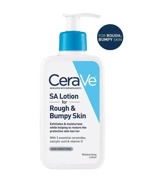cerave-sa-lotion-for-rough-bumpy-skin-vitamin-d-hyaluronic-acid-lactic-acid-salicylic-acid-lotion-320726.webp CeraVe SA Lotion for Rough & Bumpy Skin 236ml - Image 1