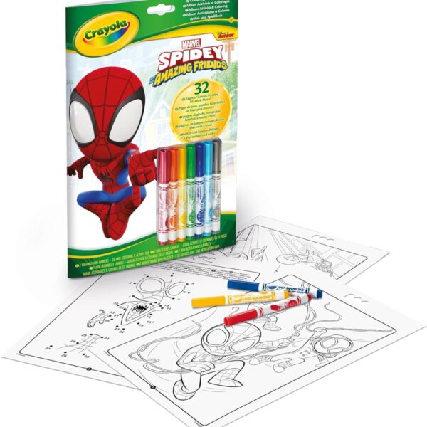 Activity Album & Colouring Spidey