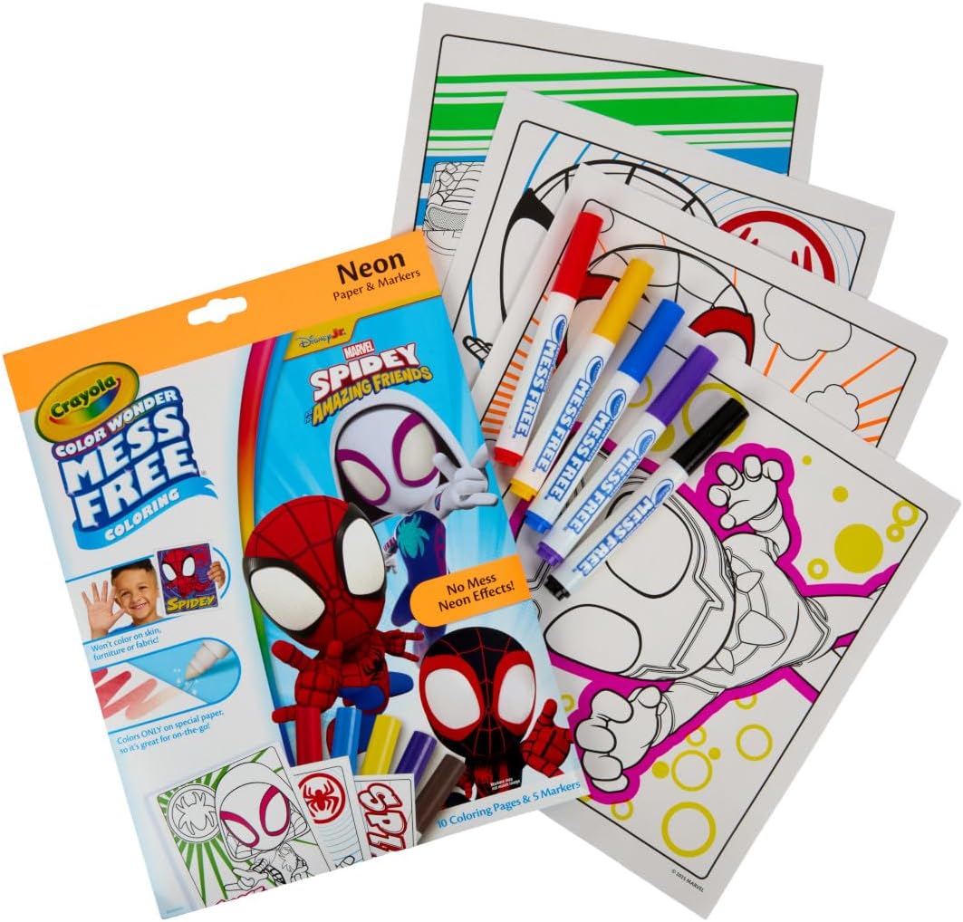 crayola-wonder-spidey-coloring-kit-7900996 Wonder Spidey Coloring Kit