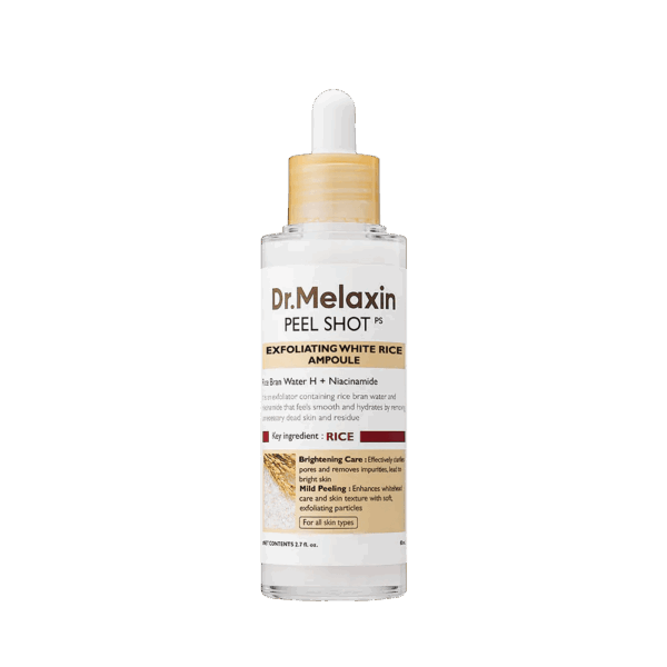 DR.MELAXIN PEEL SHOT EXFOLIATING RICE AMPOULE (SENSITIVE SKIN)