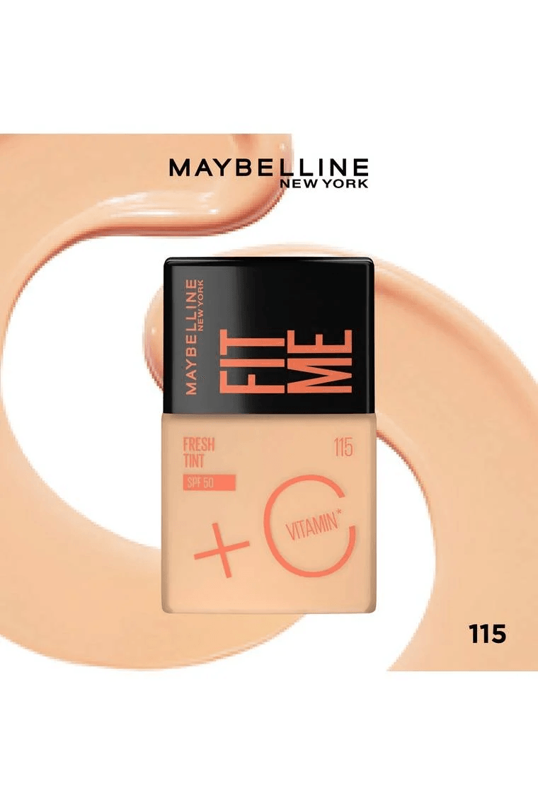 f65c57dc90f042359cb065a7f592dae5-Original Maybelline Fit Me Fresh Tint SPF 50 | Hydrating Skin Tint with Sun Protection