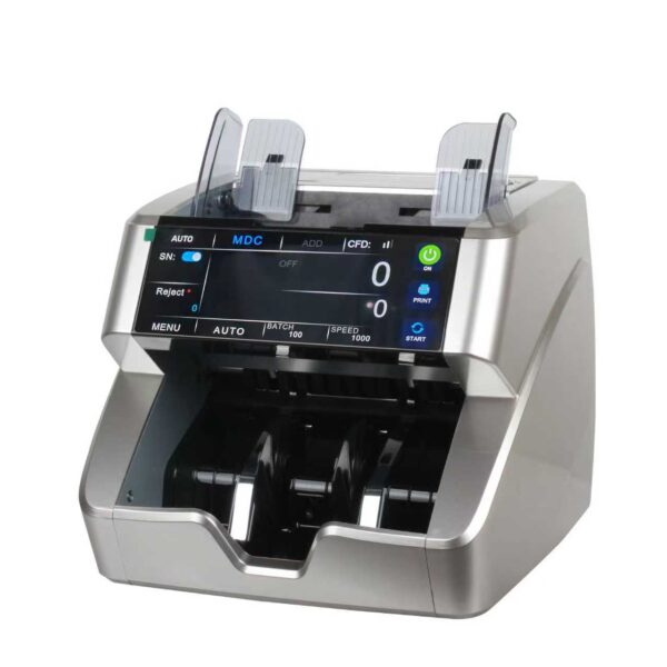 KOLMAN 5000MVC 6.9" Touch Screen Money Counter – UV, MG & IR Detection, Multi-Currency Support, High Capacity, for Business & Retail