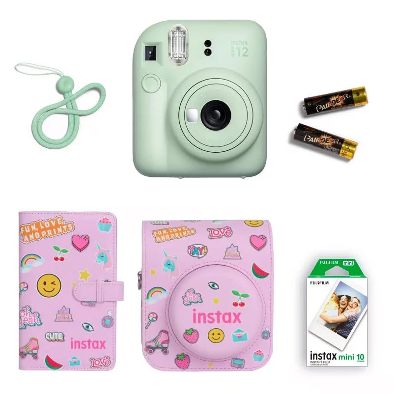 fujifilm-instax-camera-mini-12-promo-kit-green-2832074 Instax Camera Mini 12 Promo Kit - Green