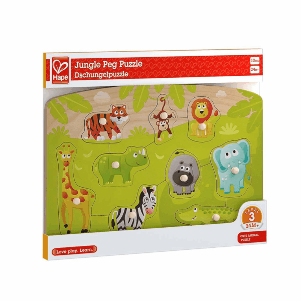 Jungle Themed Peg Puzzle