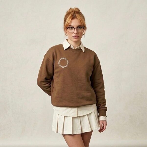 Classic Women’s Sweatshirt Coffee Brown