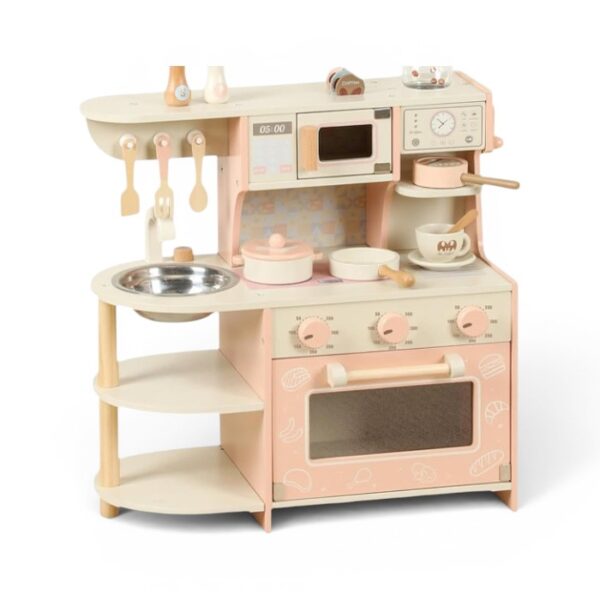 Wooden Kids Pretend Play Kitchen