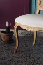 19th Century French Louis XV Style Hand-Carved Cane Chairs – Customizable - Image 