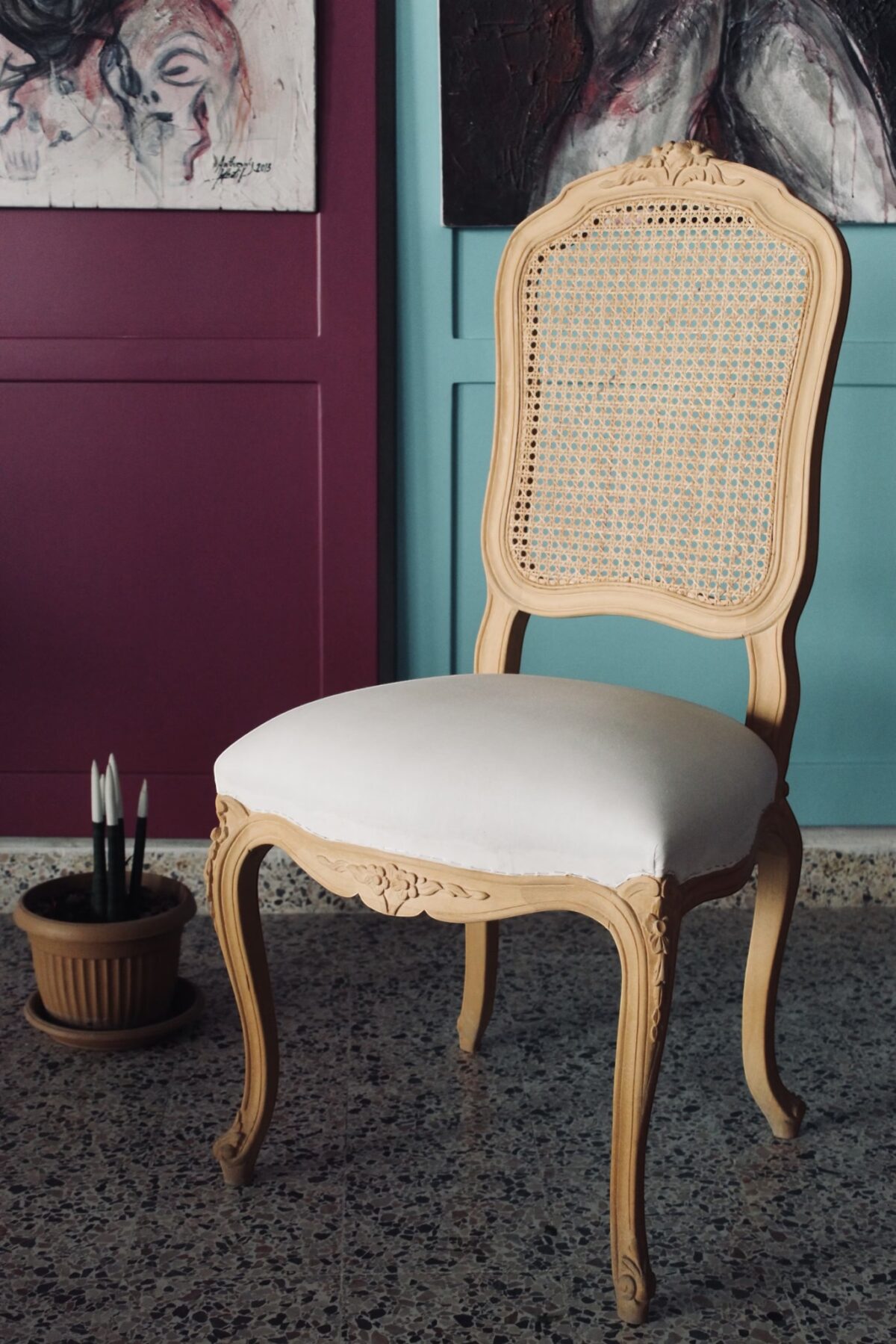 19th Century French Louis XV Style Hand-Carved Cane Chairs – Customizable - Image 