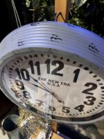 Industrial Grey Wall Clock – Vintage Look - Image 