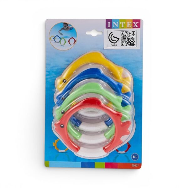 Underwater Fish Rings (Pack of 4)