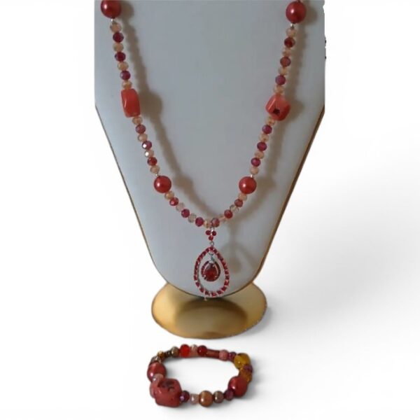R. C. A. S. Women's Handmade Necklace Bracelet Set
