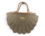 Khaki Half Moon Tote Bag - Image 