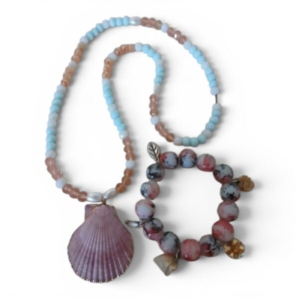 P.S. Handmade Necklace Bracelet Set