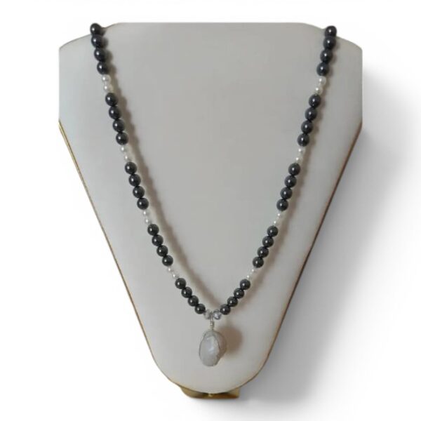 H.P.N. Handmade Hematite Necklace