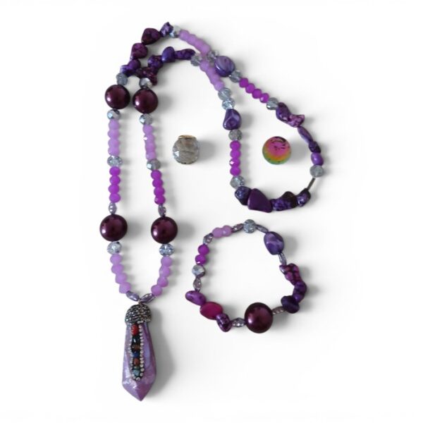 P.S.S. Handmade Necklace Bracelet Set