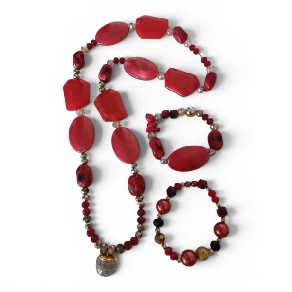 R. ARTIZANA Handmade Necklace Bracelet Set