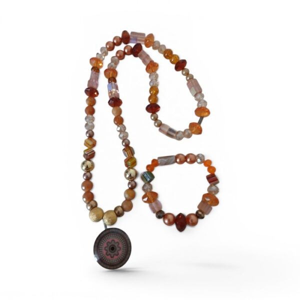 Camel Artizana Handmade Necklace Bracelet Set