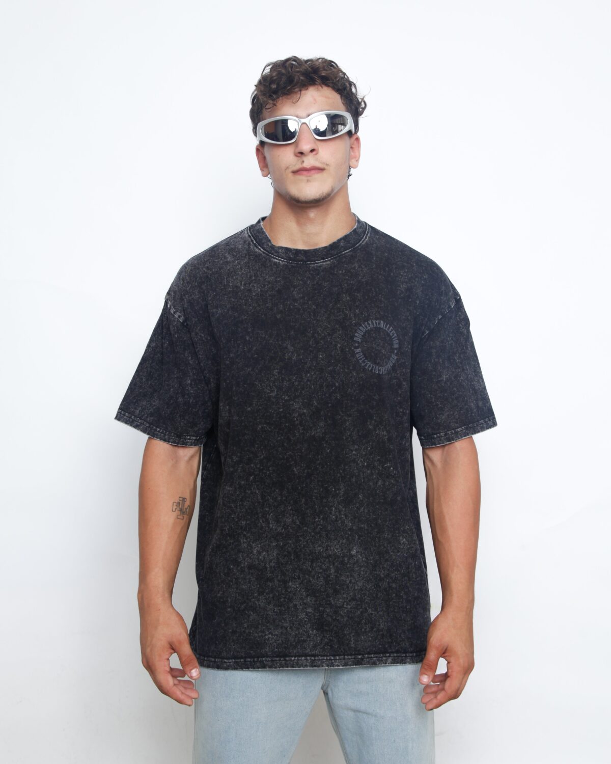 image00007_d2226b69-1d12-4cb0-8336-8ad7cb85a694 Acid Washed Unisex Tee - Black