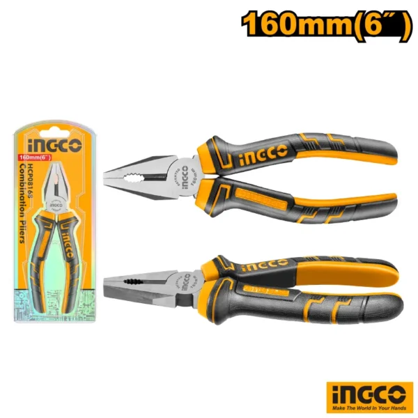 INGCO HCP08168 6" 160MM CARBON STEEL بانسة Combination pliers