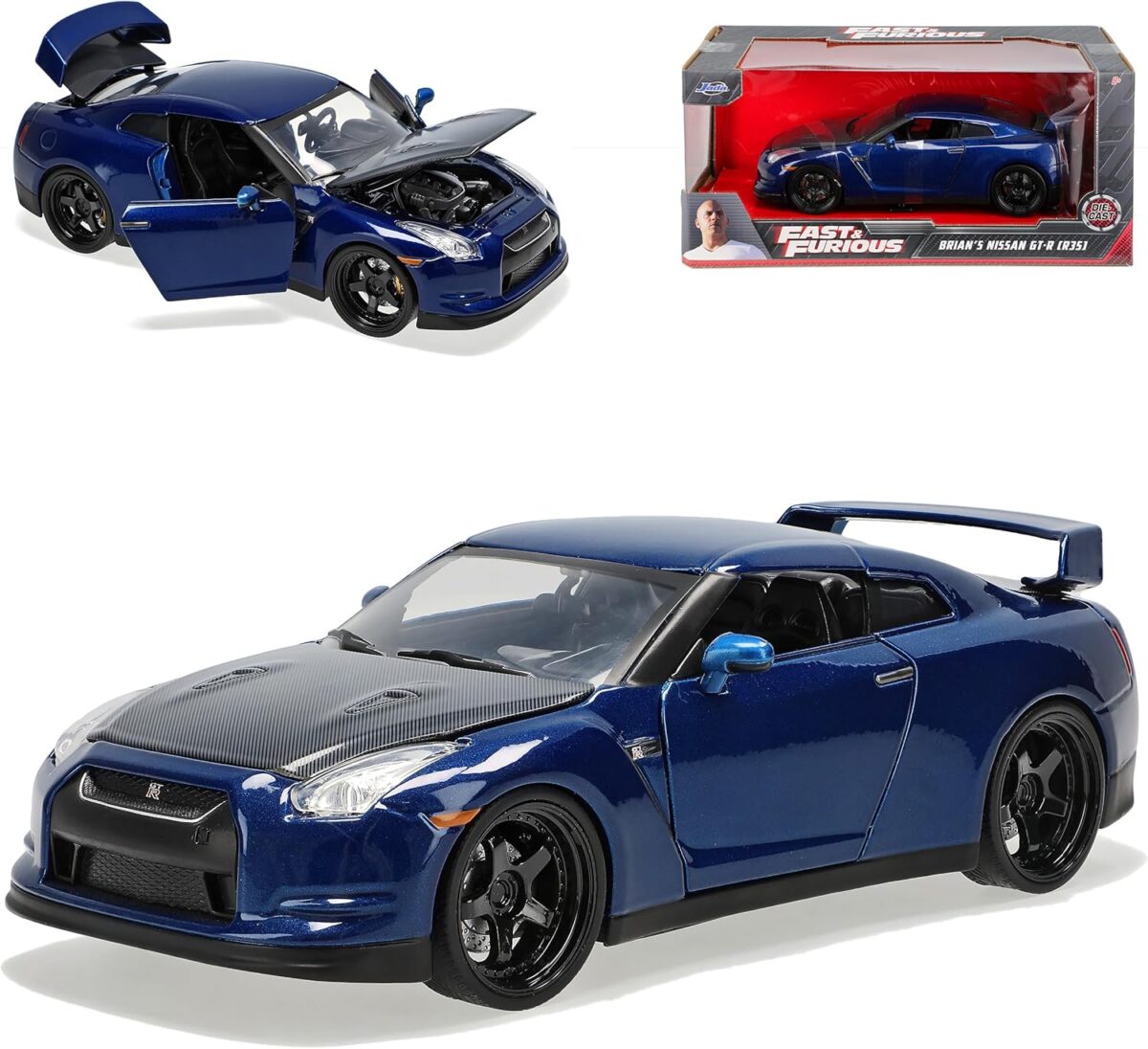 The Fast And The Furious Toys 2009 Nissan GT-R 1:24