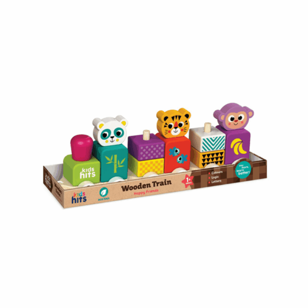 Wooden Toy Train Set