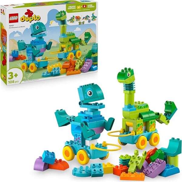 3-in-1 Dinosaurs on Wheels