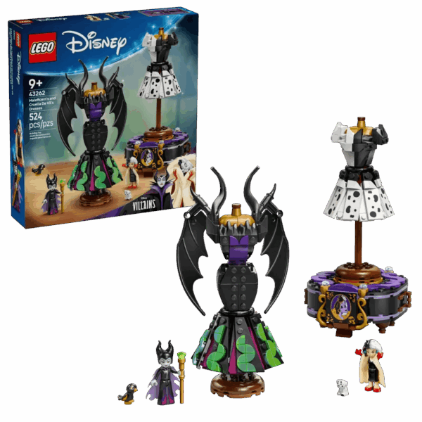 Maleficent's and Cruella de Vil's Dresse