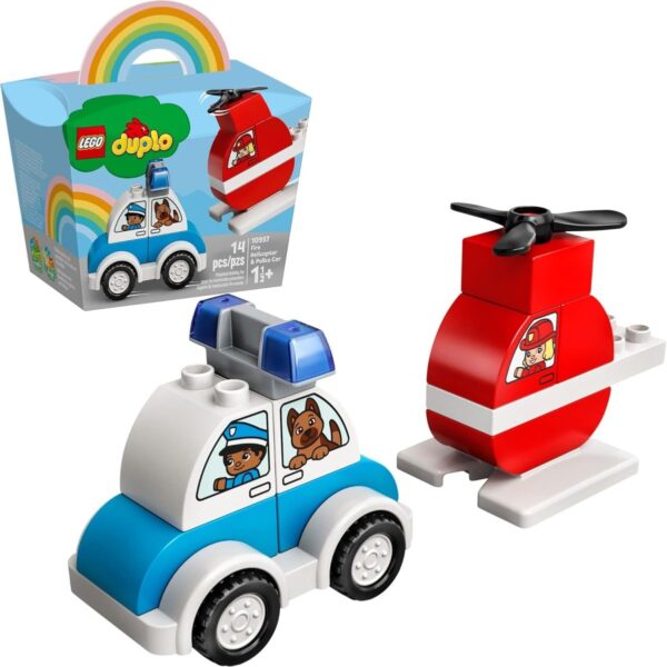 My First Fire Helicopter and Police Car