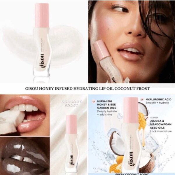 GISOU HONEY INFUSED LIP OIL (coconut frost)