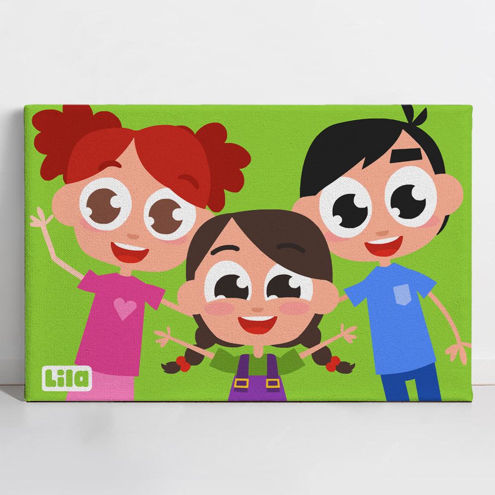 main-display-landscape_d1d9dfcb-bf69-4433-bfb4-d15934b436f2 Yara, Sami & Nour - Lila TV Exclusive Collection Paint By Numbers Kit