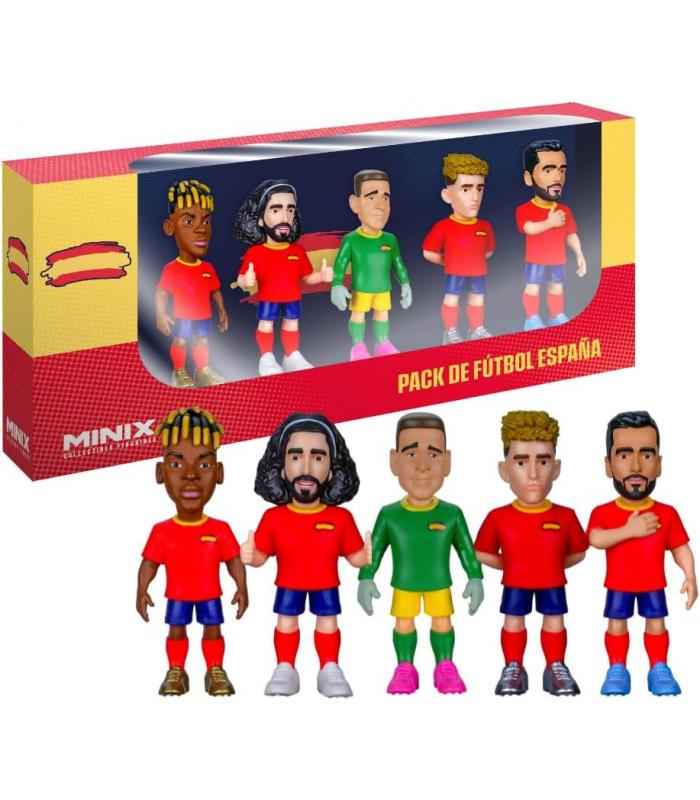 minix-espana-mundial-pack-5-jugadores Football Spain 7cm Figures Pack of 5