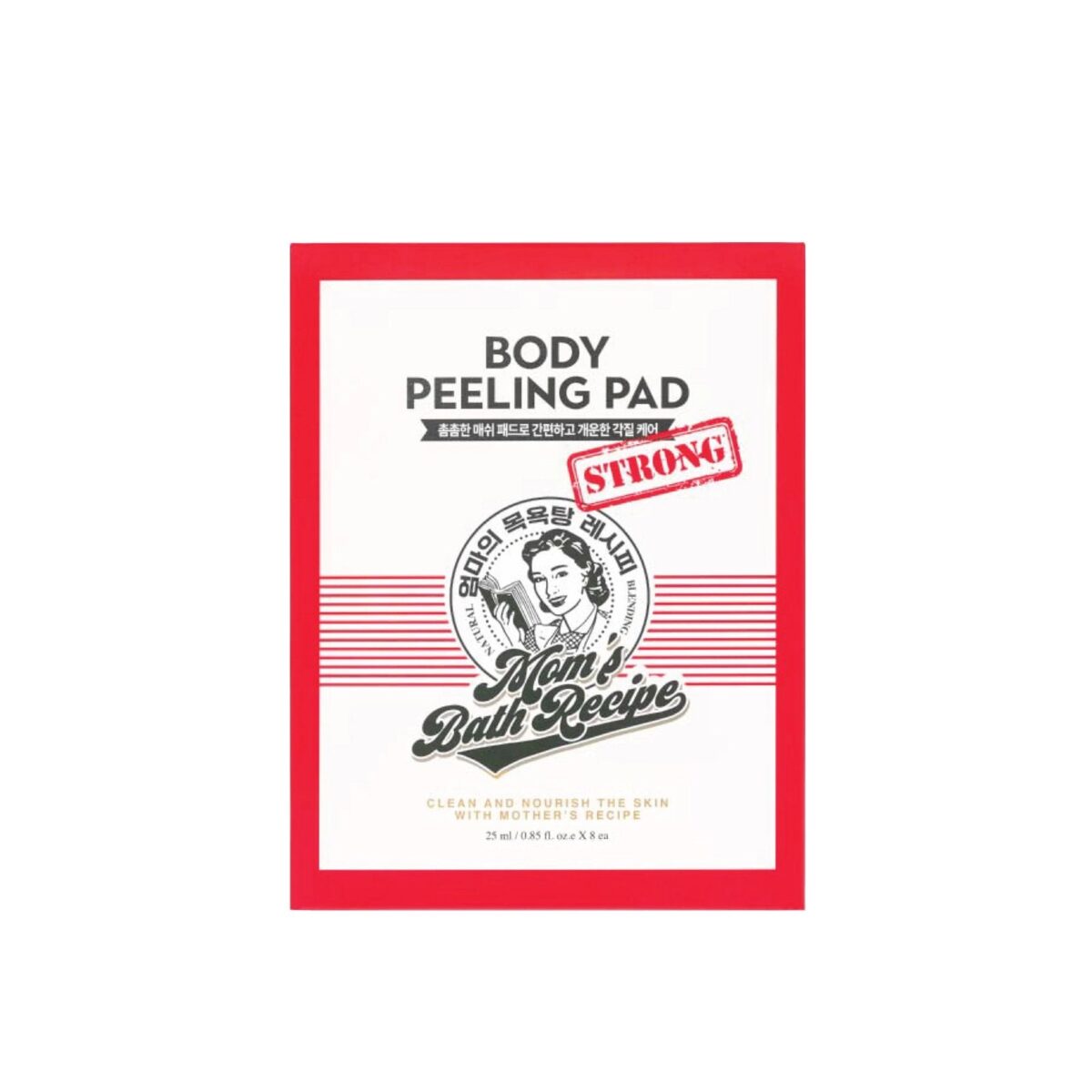 mom-s-bath-recipe-body-peeling-pad-strong-set-8pcs MOM'S BATH RECIPE BODY PEELING - BODY PEELING PAD RED(8 PIECES)