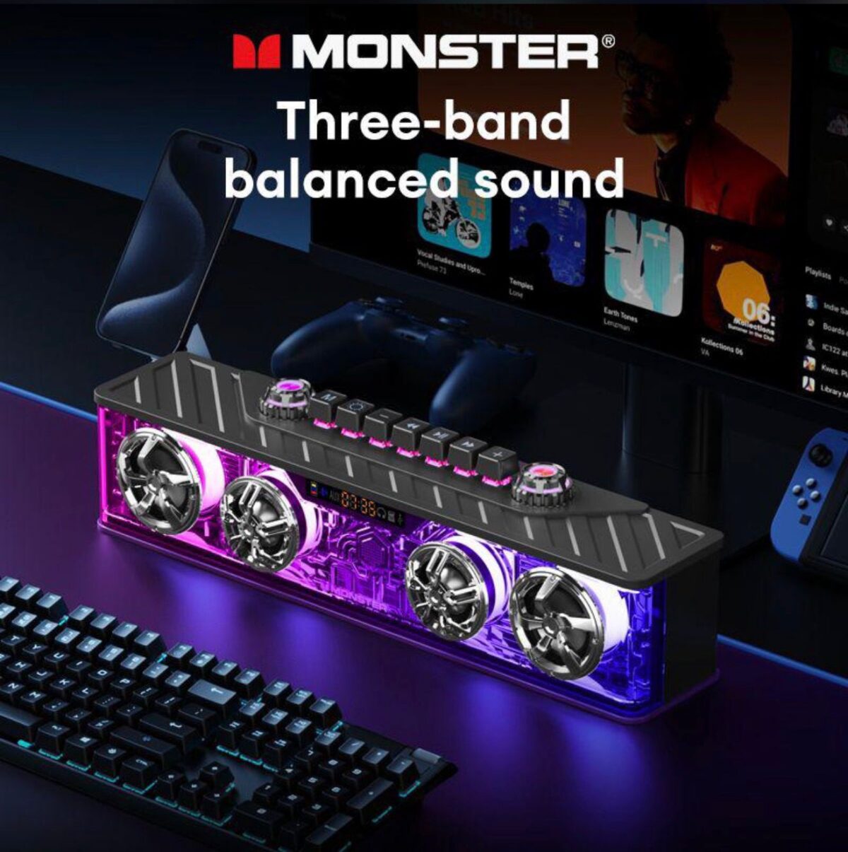 monster-3-bands-sound Monster Airmars G06 Speaker