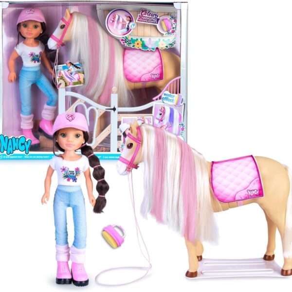 A Day With Her Horse Doll