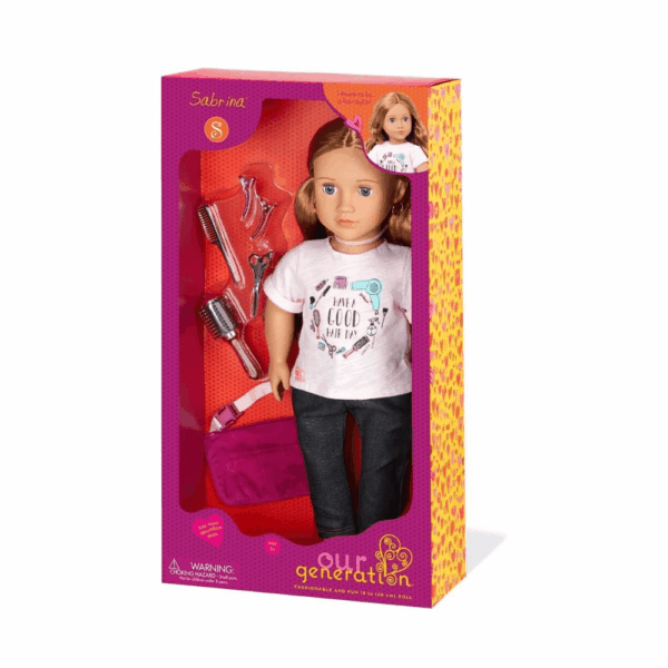 Our Generation - HAIRDRESSER DOLL 46 CM - SABRINA