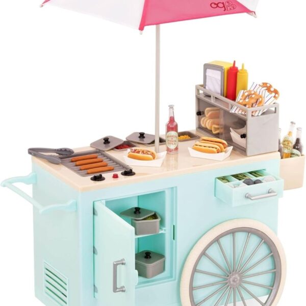 Retro Hot Dog Stand Doll