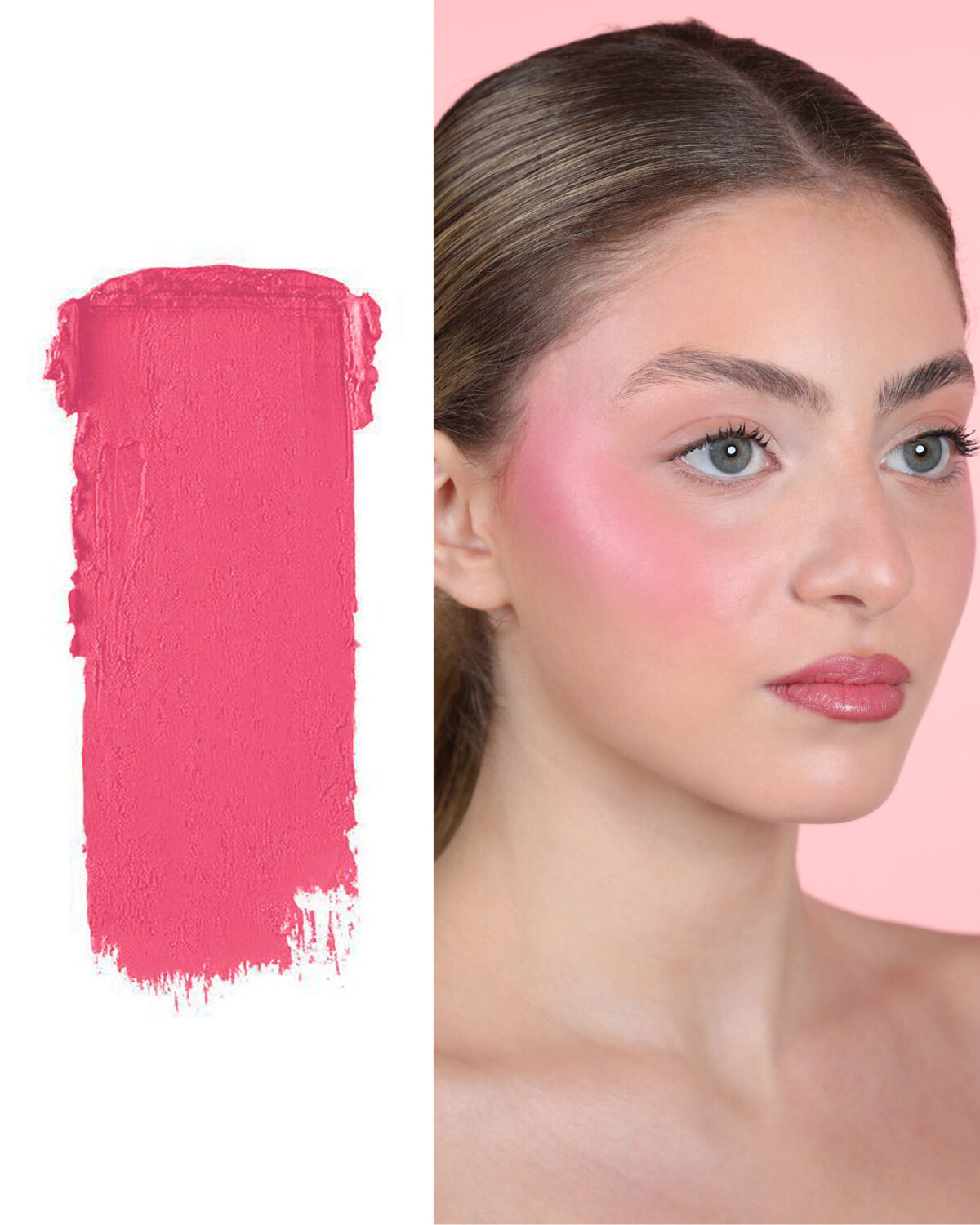 Petal Pink + Cheeky Finish Brush Duo - Image 