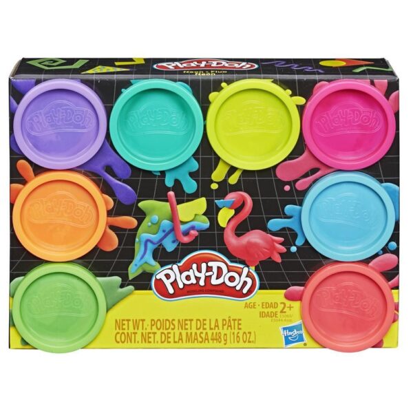 Neon With 8 Non Toxic Colours Dough