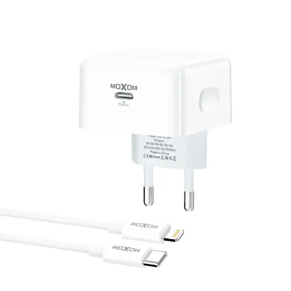 Moxom PD40W Single Type-C port output fast charge