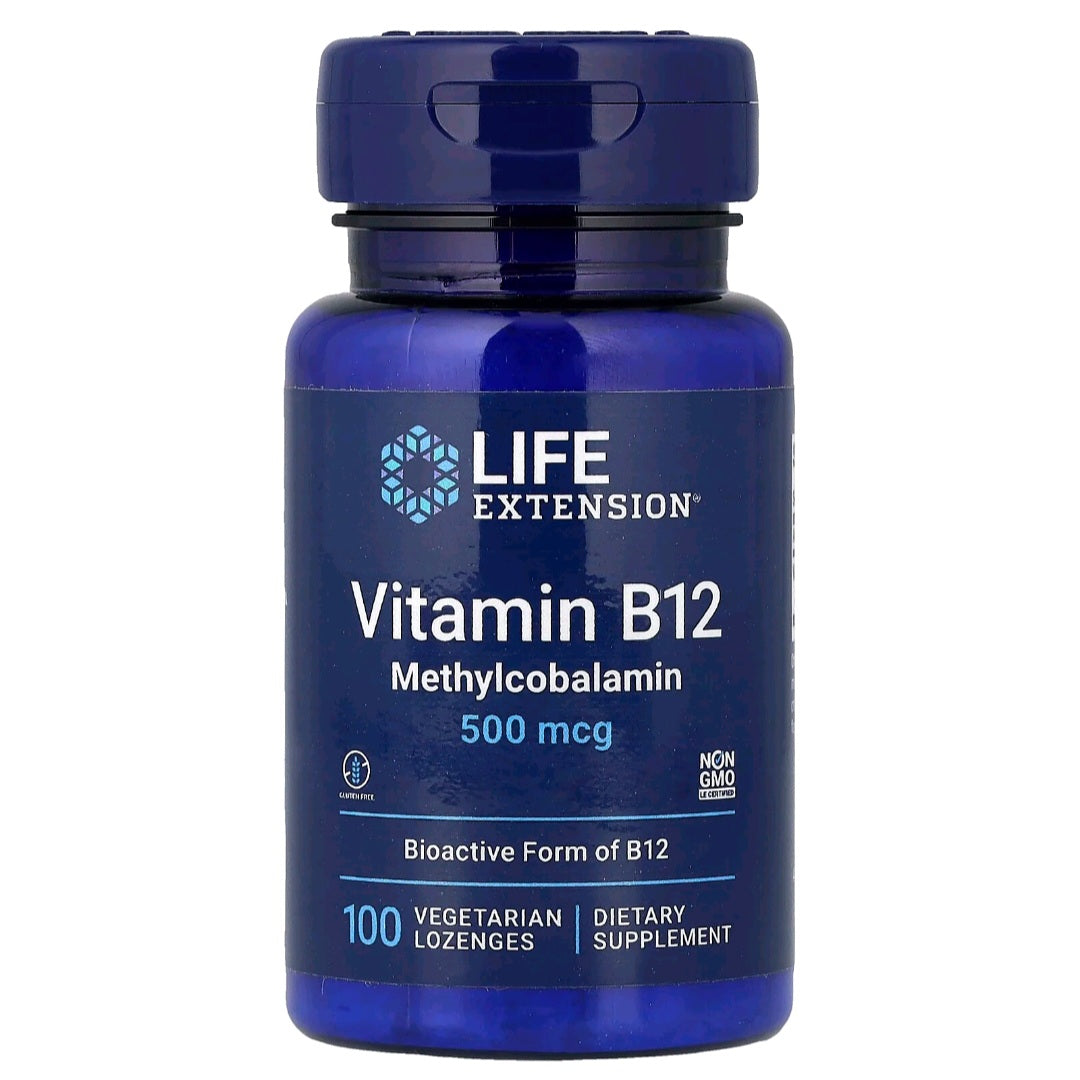rn-image_picker_lib_temp_6f14096e-482a-4d3b-bf54-661db42a3fc5 Life Extension, Vitamin B12, 500 mcg, 100 Caps