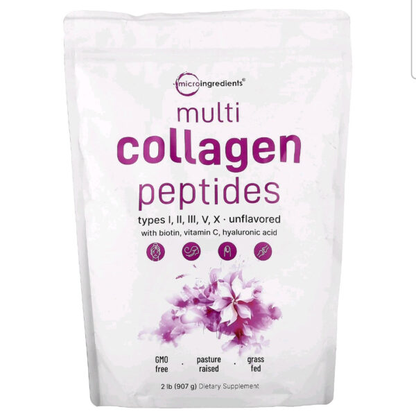 Micro Ingredients, Multi Collagen Peptides, Unflavored, 907 g