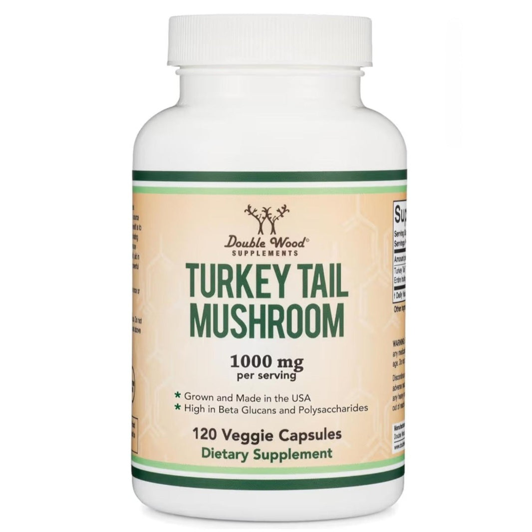 rn-image_picker_lib_temp_e97a0f3f-b2c9-4a9d-b8a0-d0cd07be3774 Double Wood, Turkey Tail Mushroom, 1000 mg, 120 caps