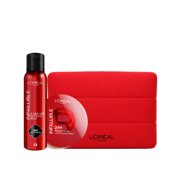 FREE Red Pouch L'Oreal Loose Powder + Mist