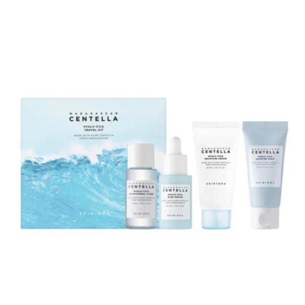 Skin1004 Madagascar Centella Hyalu-Cica Travel Kit 4pcs