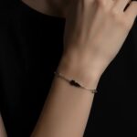 Lebanon Map Bracelet — Silver Stainless Steel - Image 